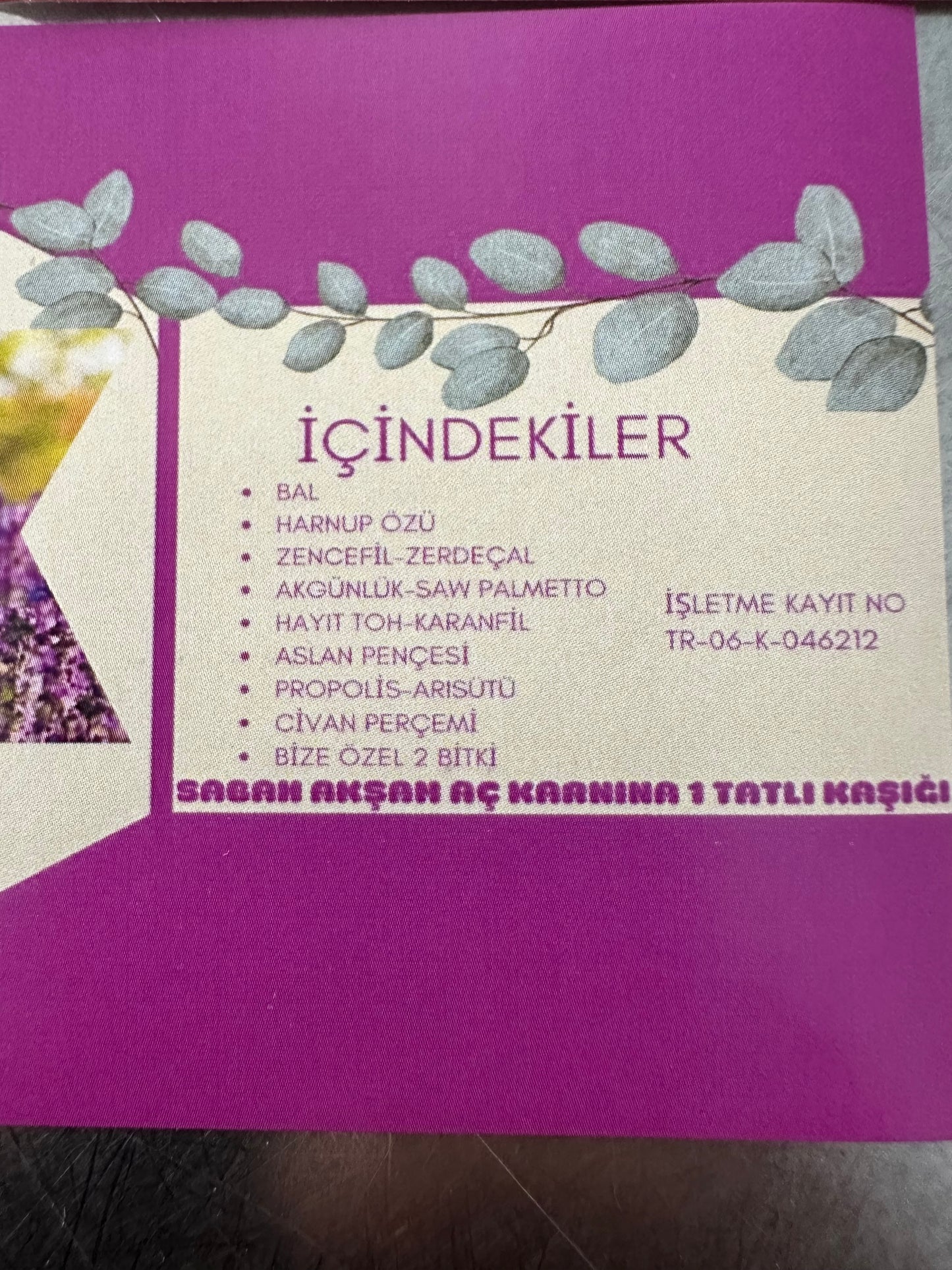 ÖZEL EL YAPIMI HAYIT MACUNU